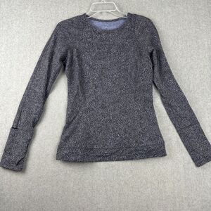 Lululemon‎ Pullover Womens 8 Blue Cypress Kiss Athleisure Stretch Gym Yoga Run